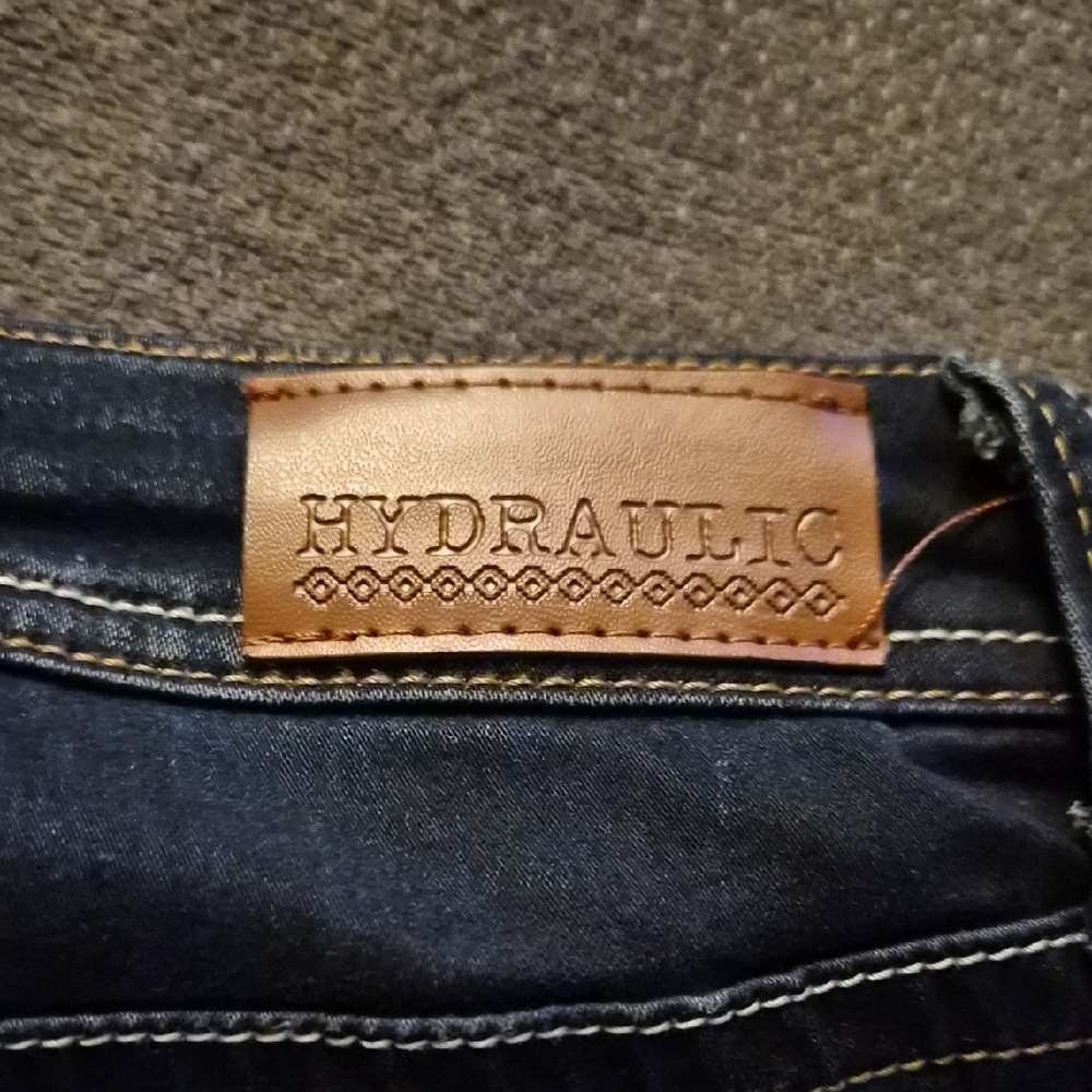 Hydraulic Plaid Accent Jeans - Picture 6 of 6
